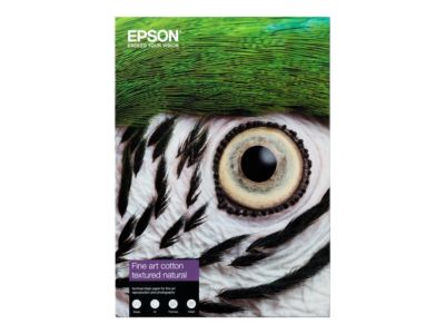 Epson Fine Art II - Baumwolle - strukturiert matt - 515 Mikron - Natural White - A2 (420 x 594 mm)