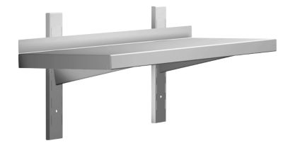 Étagère murale en inox,, L 1000 x P 300 mm
