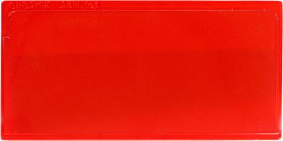 Etikettentasche Label PLUS, magnetisch, 80x160, rot
