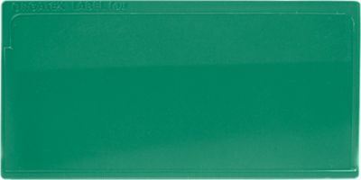 Etikettentasche Label TOP, magnetisch, 50x110, grün