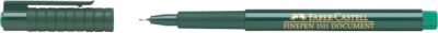 FABER-CASTELL Finepen Document, 0,4 mm, grün, 10 St.