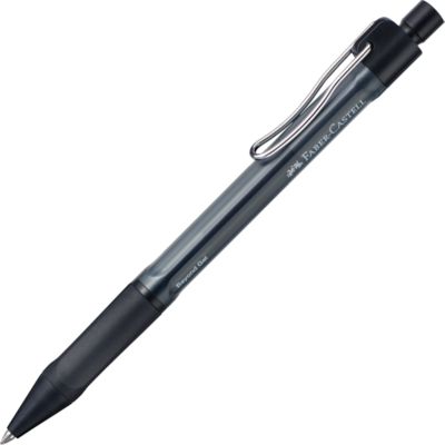 Faber-Castell Gelroller Beyond Gel, Strichstärke 0,4 mm, Minen-Ø 0,7 mm, Schreibfarbe schwarz, dokumentenecht, Recycling-Kunststoff/Metall, 1 Stück