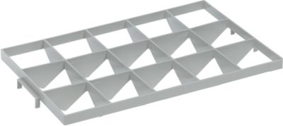 Fachwerkeinsatz FW 1191-2 oben, PE-HD, grau