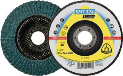 Fächerscheibe SMT 324 Extra D.115mm K.80 12Grad kon.INOX ZK, 10 Stück