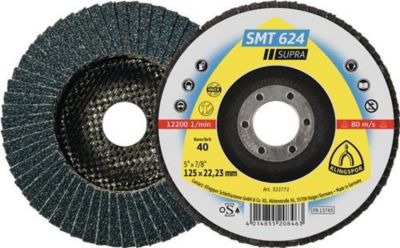 Fächerscheibe SMT 624 Supra D.115mm K.120 12Grad kon.INOX ZK, 10 Stück