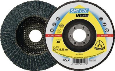 Fächerscheibe SMT 626 Supra D.115mm K.120 6Grad kon.INOX ZK, 10 Stück