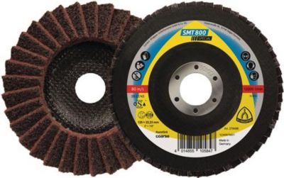 Fächerscheibe SMT 800 D.125mm K.medium kon.INOX NK KLINGSPOR, 5 Stück