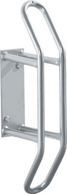 Fahrrad Wandparker, 90° gerade, f. Reifen bis B 55 mm, B 250 x T 230 x H 540 mm, Stahl pulverbesch., 1 Einstellpl.