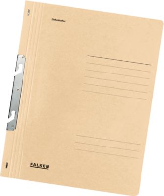 FALKEN Einhakhefter, DIN A4, ganzer Deckel, 1 Stück, chamois