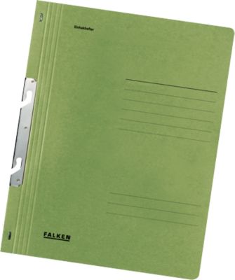 FALKEN Einhakhefter, DIN A4, ganzer Deckel, 1 Stück, grün