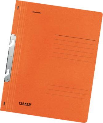 FALKEN Einhakhefter, DIN A4, ganzer Deckel, 1 Stück, orange