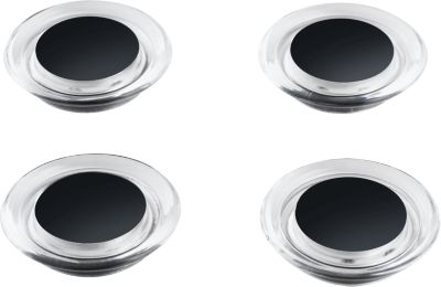 Farb-Design-Magnete, 4 St., schwarz