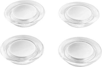 Farb-Design-Magnete, 4 St., weiß