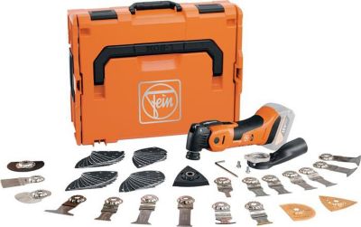 FEIN Akku-MultiMaster AMM 700 Max Top, 18V, StarlockMax, bürstenloser Motor, Anti-Vibrationssystem, QuickIN-Werkzeugwechsel