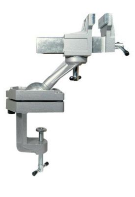 Feinmechanikerschraubstoc k Backen-B.46mm Spann-W.70mm Klemmbügel
