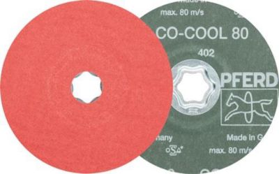 Fiberscheibe COMBICLICK CO-COOL D.115mm K.120 INOX/Alu.Keramikkorn