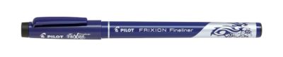 Fineliner FriXion, Strichstärke 0,45 mm, radierbar, 12er-Pack, schwarz