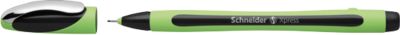 Fineliner Schneider Xpress, Strichstärke 0,8 mm, dokumentenecht, ergonomisch geformt, Kunststoff & Edelstahl, Schreibfarbe schwarz, 10 Stück