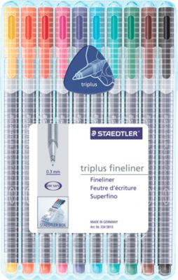 Fineliner STAEDTLER Triplus 334, 10er-Mix