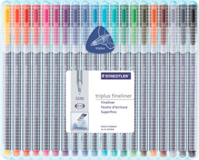 Fineliner STAEDTLER Triplus 334, 20er-Mix