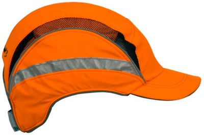 First Base Cap orange mit Reflexstreifen