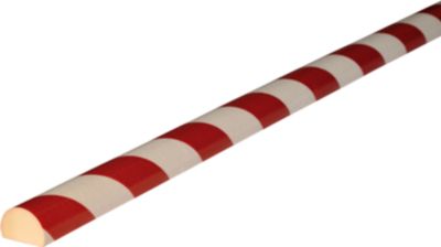 Flächenschutz Typ C, 1-m-Stück, weiss/rot