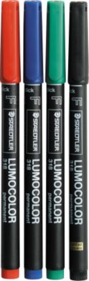 Folienschreiber Universalstift,  M, WF, sortiert,4er-Set