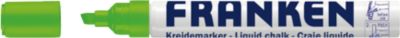 Franken Kreidemarker ZKML19, Keilspitze, Strichstärke 2-5 mm, Tinte auf Wasserbasis, hellgrün