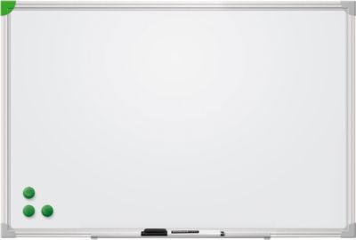 Franken Whiteboard U-Act!Line®, Hoch- & Querformat, lackiert, magnethaftend, recycelbar, mit Ablageschale, B 600 x H 400 mm