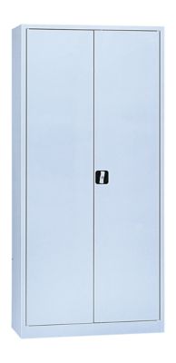 Garderobenschrank, mit Mitteltrennwand, lichtgrau/lichtgrau