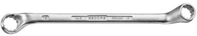 Gedore Doppelringschlüssel 2, SW 30 x 32 mm, Länge 370 mm, CV-Stahl, tief gekröpft, Zwölfkant mit UD-Profil