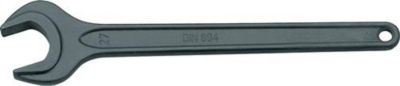 Gedore Einmaulschlüssel 894, SW 8 mm, Länge 94 mm, CV-Stahl, ohne Aufhängeloch, Sechskant