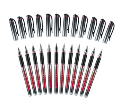Gelroller Uni-ball Gel-IMPACT, rot, 12 Stück