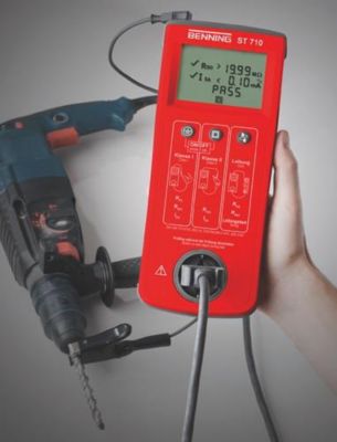 Gerätetester ST 710 2500 Prüflinge/mit Prüfgerät/Prüfleitung