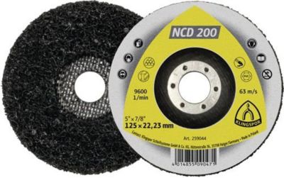 Grobreinigungsscheibe NCD 200 √ò115xmm Bohr.22,23mm KLINGSPOR, 5 Stück