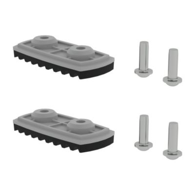 Guenzburger Steigtechnik nivello® Innenschuh, passend für Leitern ab Baujahr 2019, sichere und stabile Auflage, hochwertiges Material, für Holmhöhe 58/73 mm