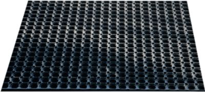 Gummi-Ringmatte EAZY CARE SCRUB, 600 x 400 mm, schwarz