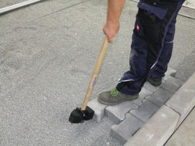 Gummihammer GH ERGO Eigengewicht 2,9 kg schwarz Stiellänge