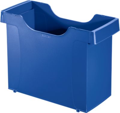 Hängemappenbox Leitz Uni-Box Plus 1908, DIN A4, für ca. 20 Hängemappen, Griffmulden, blau