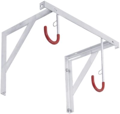 Hängeparker WSM, 1-seitig, für Reifen bis B 65 mm, B 500 x T 350 x H 350 mm, Diebstahlschutz, Stahl, 2 Einhängeplätze