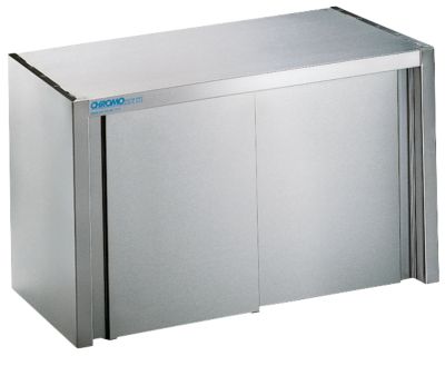 Hängeschrank, Edelstahl, m. Schiebetüren, B 1000 mm
