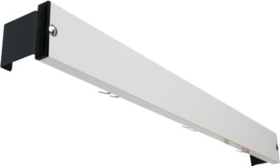 Hakenleiste für Umkleidebank-System, 1015 mm lang, Alu, anthrazit