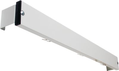 Hakenleiste für Umkleidebank-System, 1015 mm lang, Alu, lichtgrau