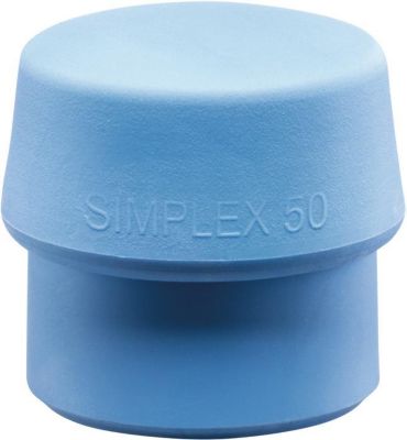 HALDER Schonhammerkopf SIMPLEX, TPE-soft, Kopf-Ø 80 mm, blau, weich, für empfindliche Materialien