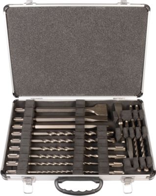 Hammerbohrer und Meißel-Set ECO, mit SDS-plus-Aufnahme, 17-tlg.