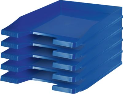 HAN Ablagekorb, DIN C4, Kunststoff, 5 Stück, blau