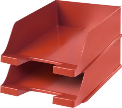 HAN Ablagekorb XXL, Kunststoff, 2 Stück, rot