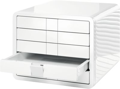 HAN Schubladenbox i-Line, 5 Schübe, Kunststoff, weiß
