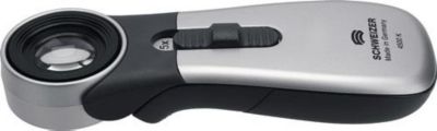 Handleuchtlupe Tech-Line CLASSIC Vergr.15x LED Linsen-D.16,3mm SCHWEIZER