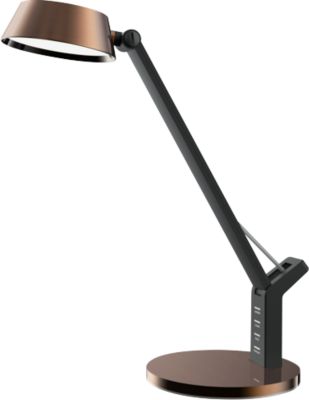 Hansa-by-styro LED-Tischlampe, 3.000–6.300 K, Touch-Steuerung, drehbarer Leuchtenkopf, kupfer